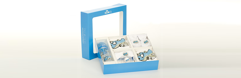 slide KLM geschenkset baby